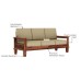 Home furniture Wooden Sofa Set for Living Room and Office 3 Three Seater Walnut Finish Natural Teak Finish (Rosewood (Natural Teak Finish), Alanis (Natural Teak Finish))